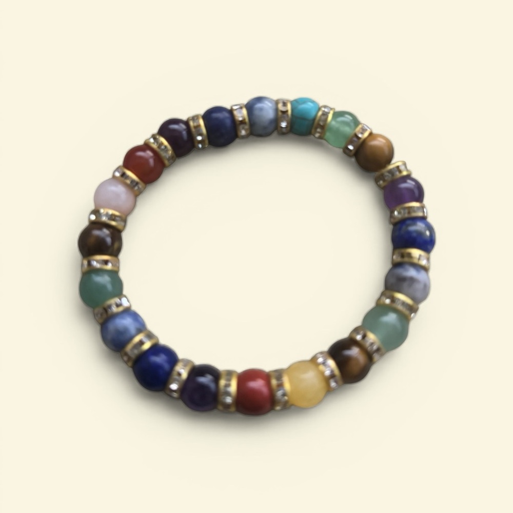 Celestial Poise – The Luxe 7‑Chakra Radiance Bracelet